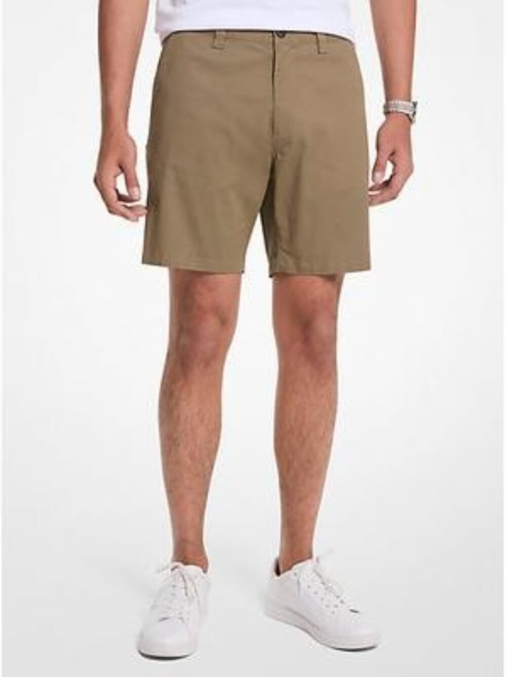 Michael Kors Stretch Cotton Shorts Green 32